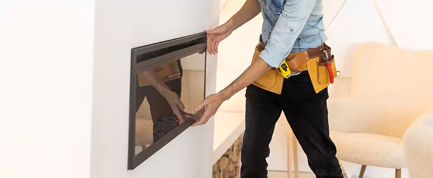 Metal Fireplace Installation in Madera, California