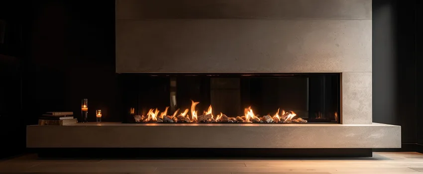 Gas Fireplace Ember Bed Design Services in Madera, California