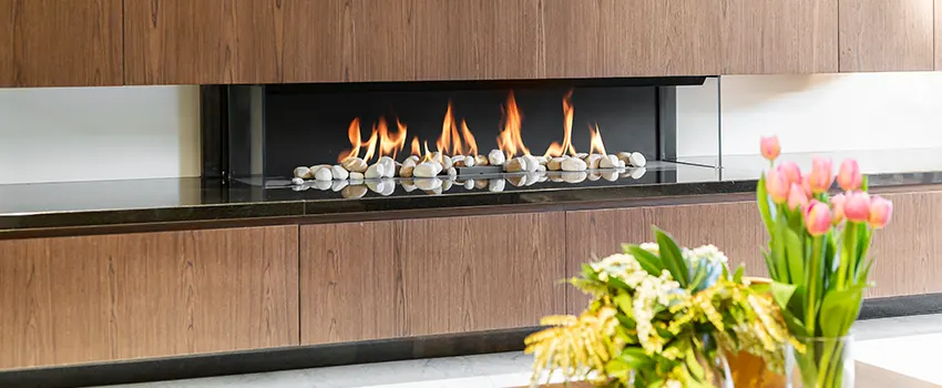 Double-height Fireplace Design Refurbishment in Madera, California